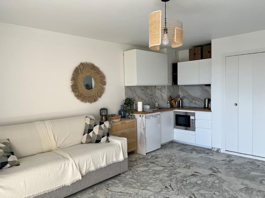 Studio Cosy Avec Terrasse Sur La Plage 滨海拉塞讷 外观 照片